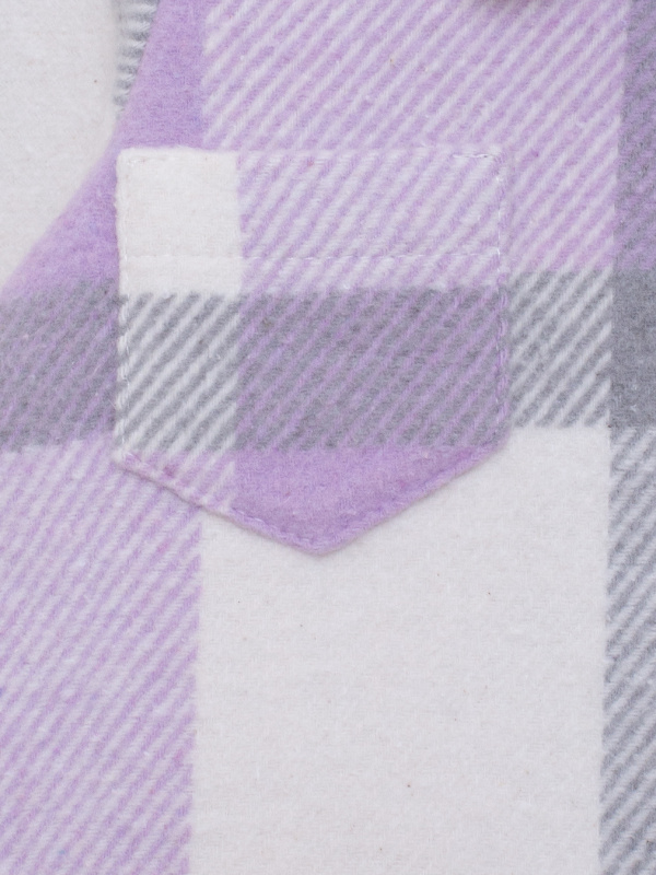 Теплая рубашка, Лавандовый Теплая рубашка, Лавандовый