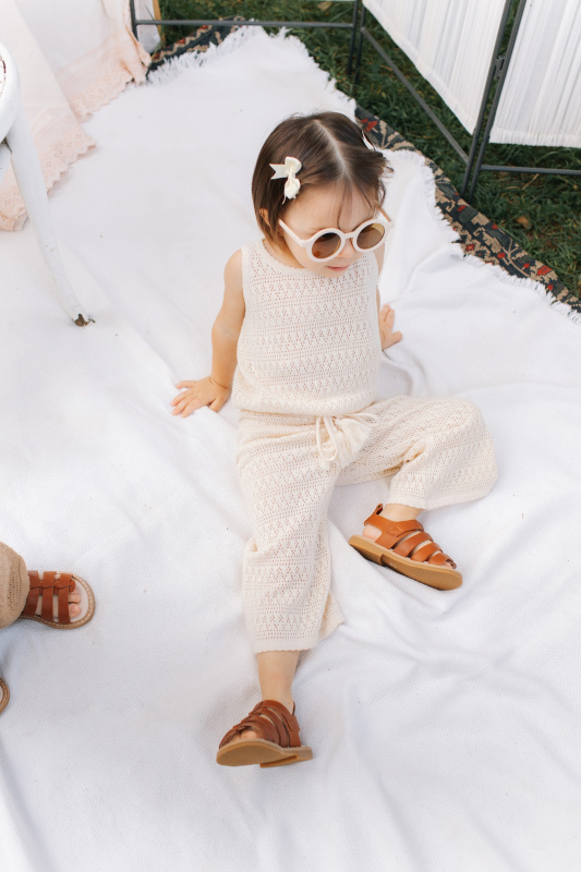 Вязаный топ, Молоко