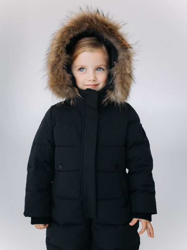 Комбинезон зимний, Черный