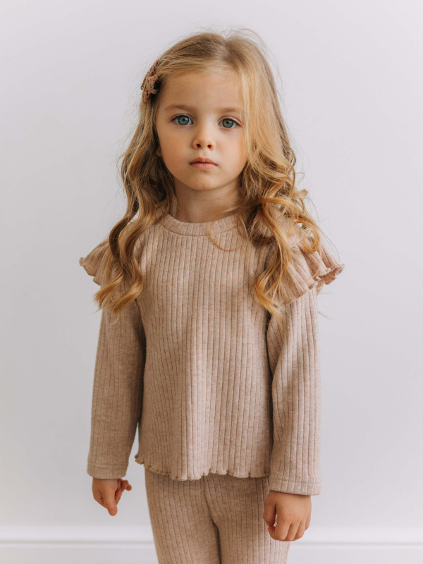 Костюм из теплой лапши, Бежевый