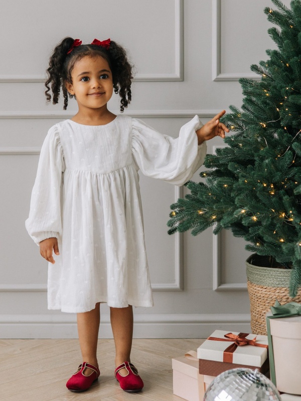 Платье бархатное, Молоко