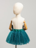 Юбка с бусинками, Изумрудный
