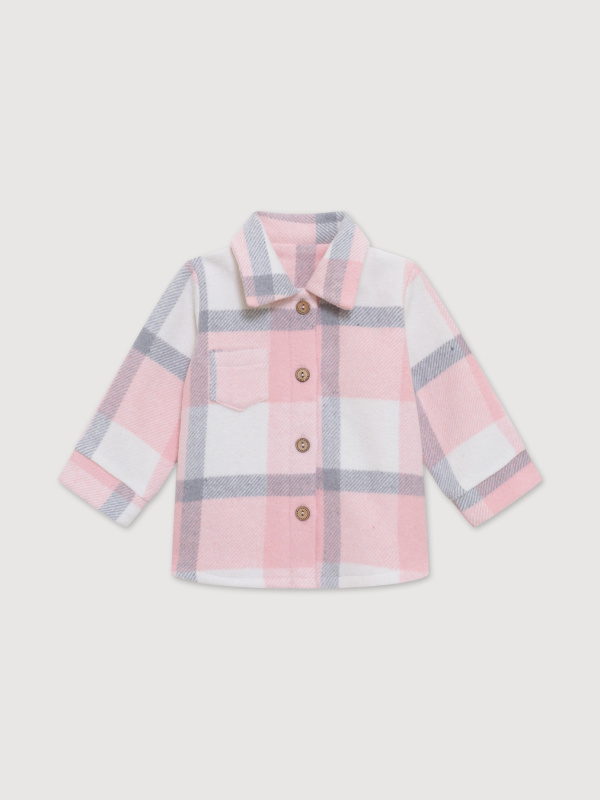 Теплая рубашка, Пудровый Теплая рубашка, Пудровый