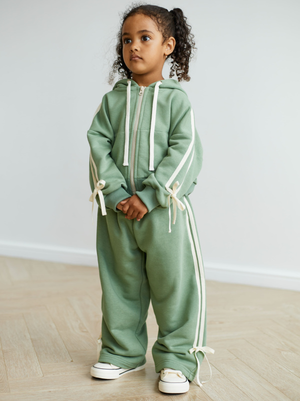 Костюм с бантиками, Мятный