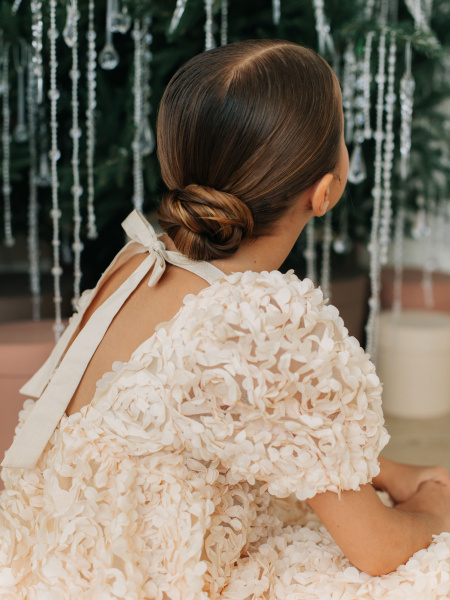 Платье "Camellia", Молоко