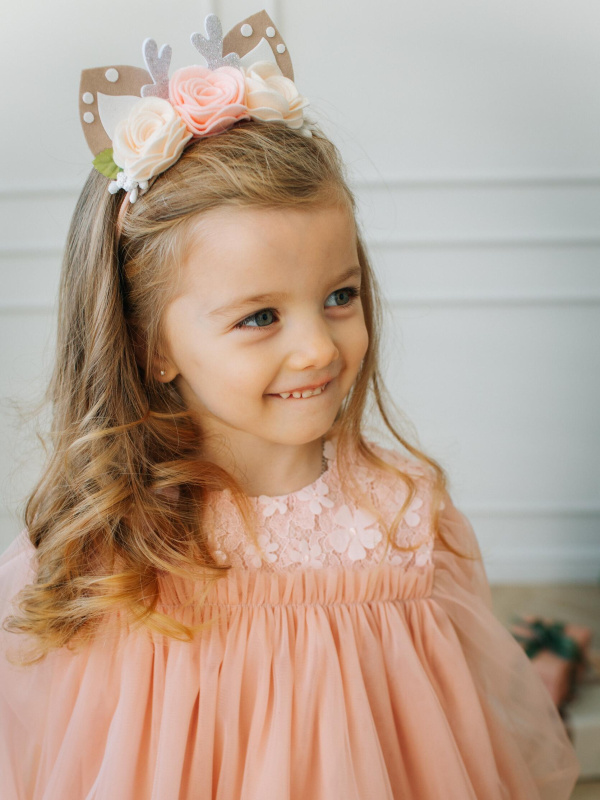 Повязка "Оленёнок", Бежевый