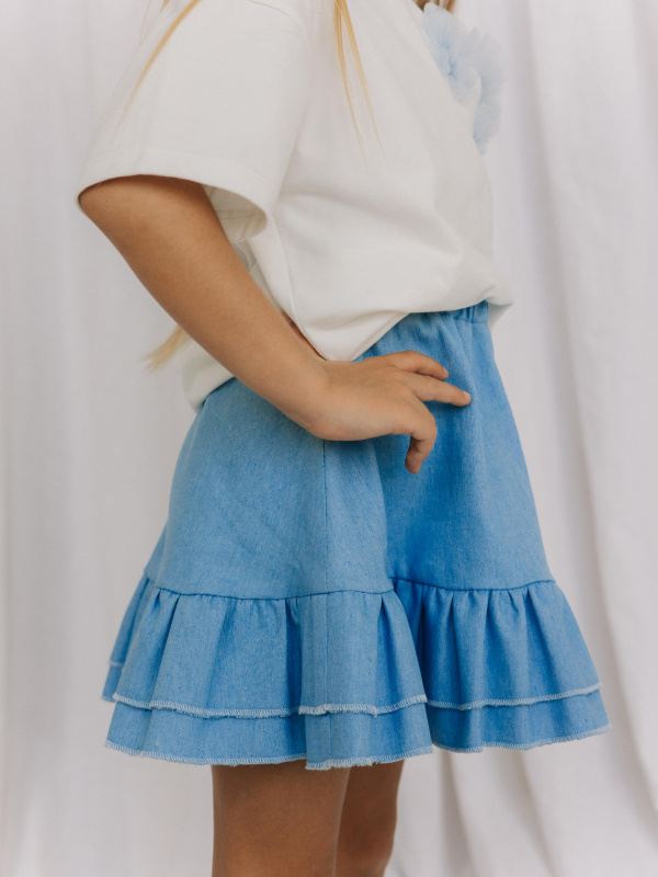 Юбка джинсовая