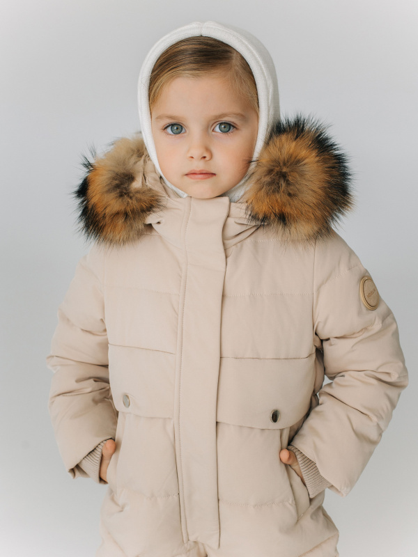 Комбинезон зимний, Бежевый