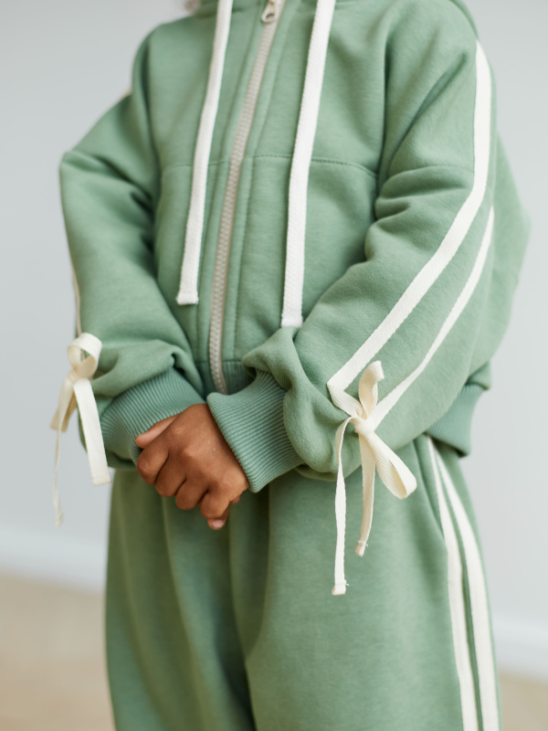 Костюм с бантиками, Мятный