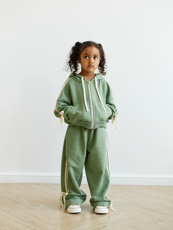 Костюм с бантиками, Мятный