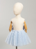 Юбка с бусинками, Голубой