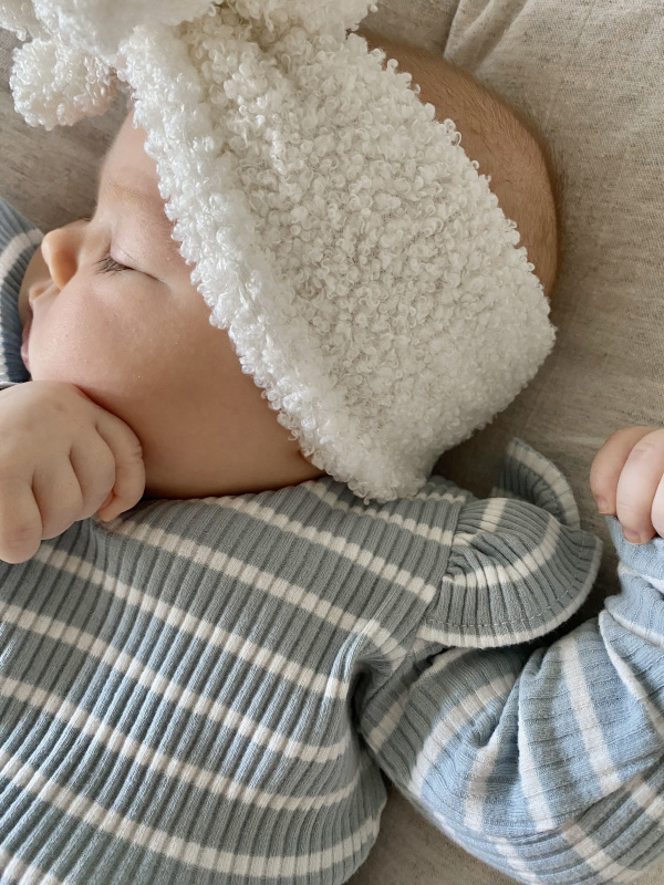 Боди в полоску, Голубой