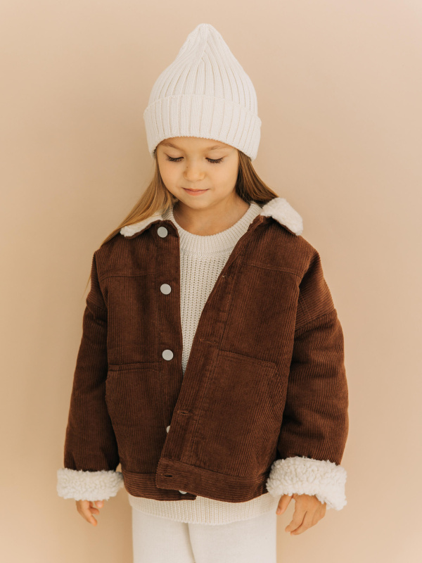 Вельветовый бомбер, Шоколад