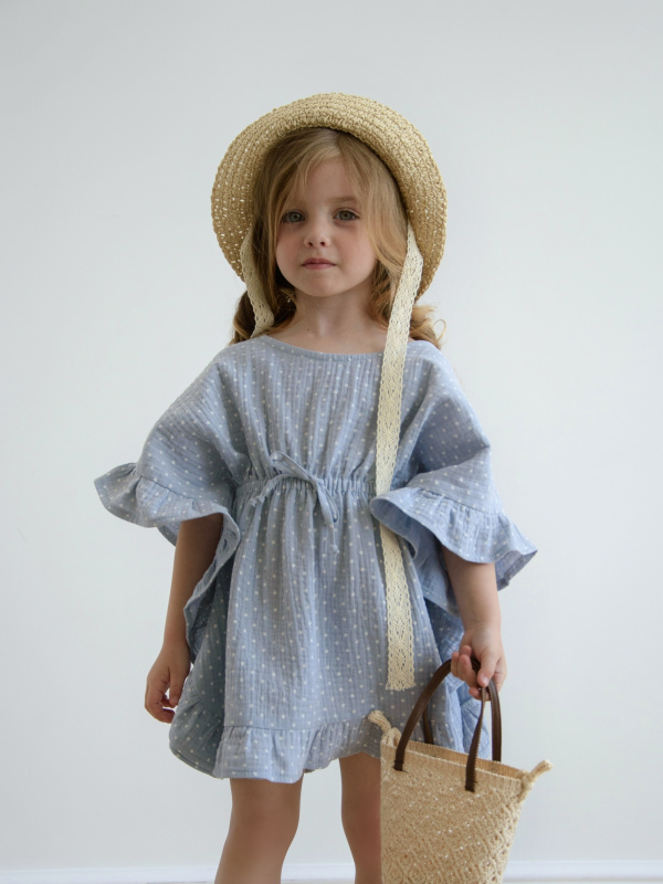 Туника пляжная, Голубой