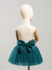Юбка с бусинками, Изумрудный