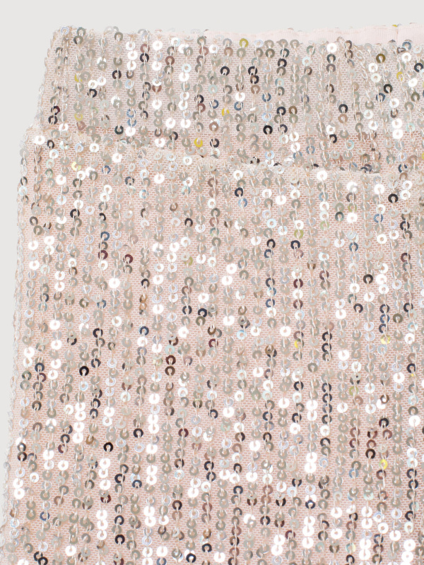 Брюки с пайетками, Бежевый 