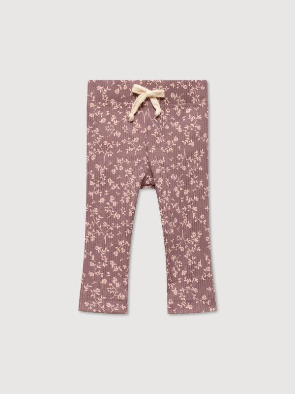 Лосины лапша в цветочек, Сирень