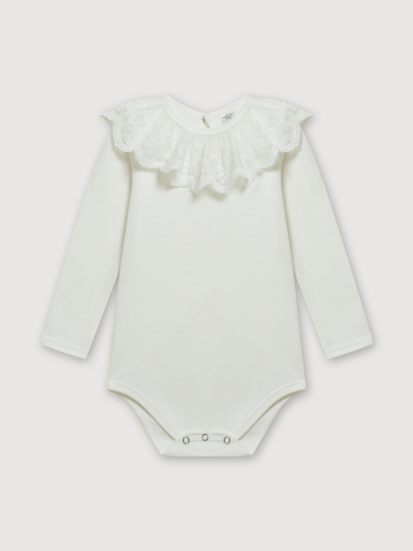 Боди c воротником, Молоко