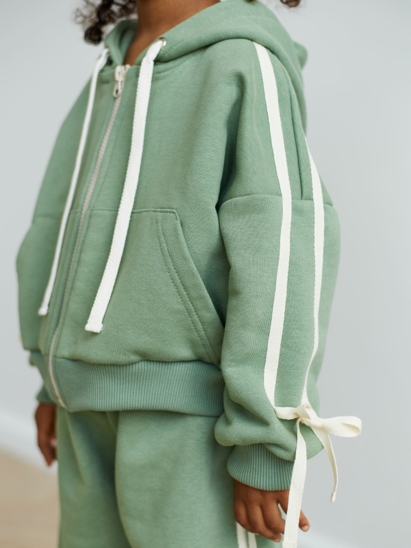 Костюм с бантиками, Мятный