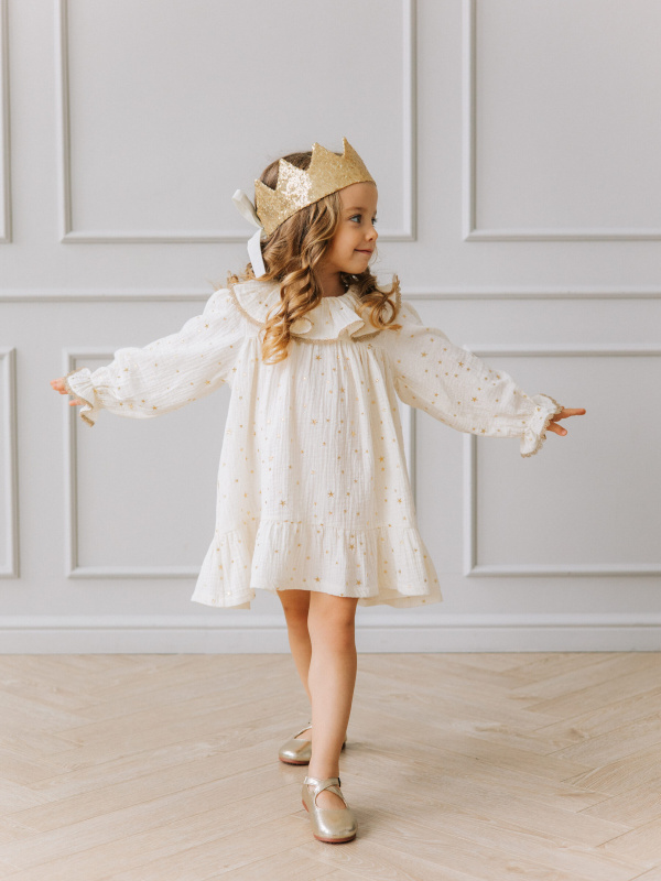 Платье "Star", Молоко