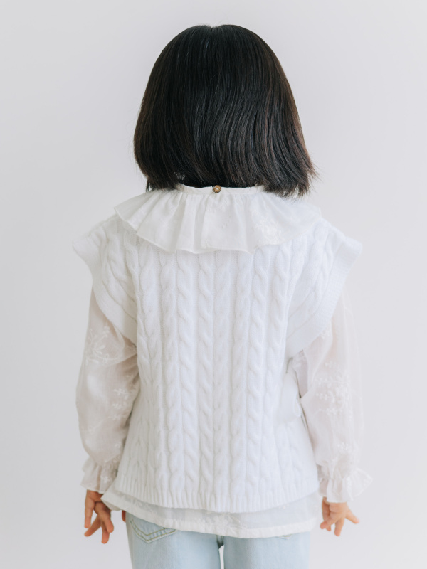 Жилет на завязках, Белый 