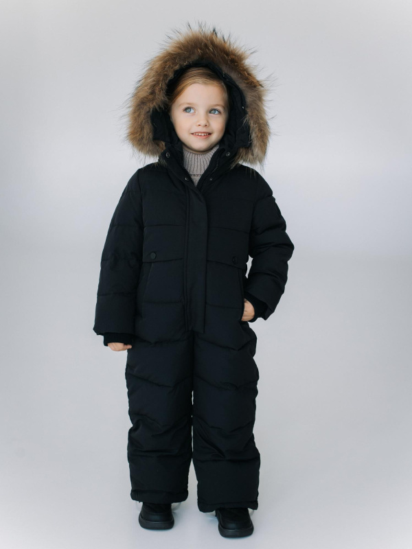 Комбинезон зимний, Черный