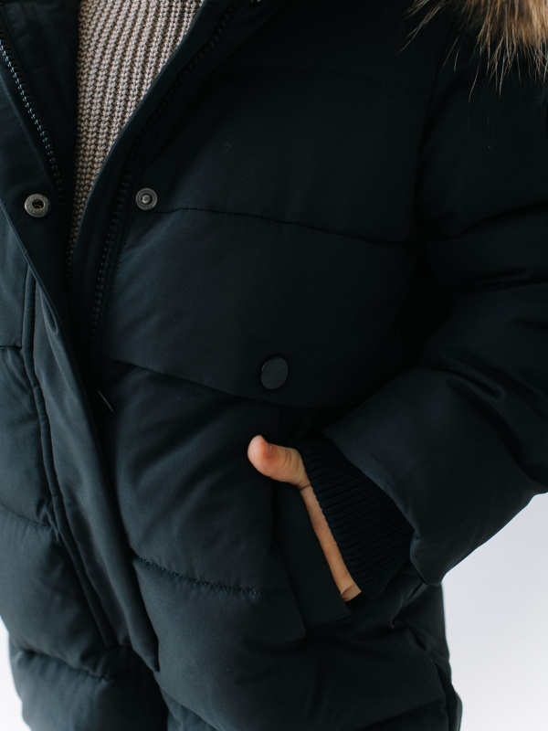 Комбинезон зимний, Черный