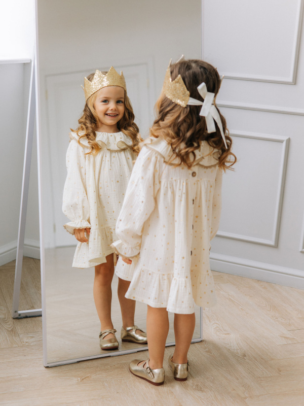 Платье "Star", Молоко