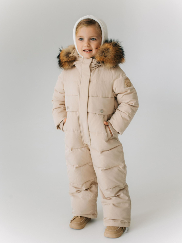 Комбинезон зимний, Бежевый