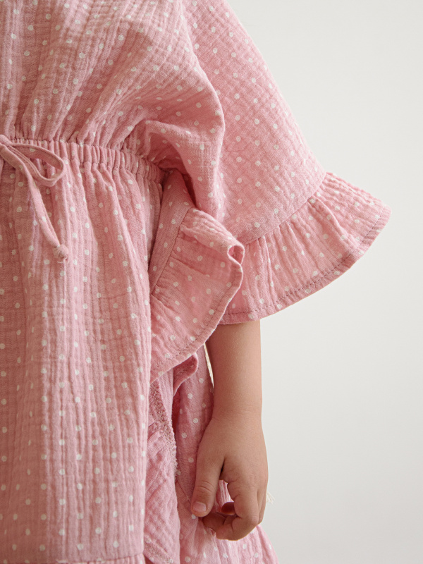 Туника пляжная, Пудровый