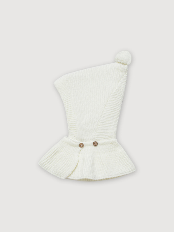 Чепчик с помпоном, Молоко 