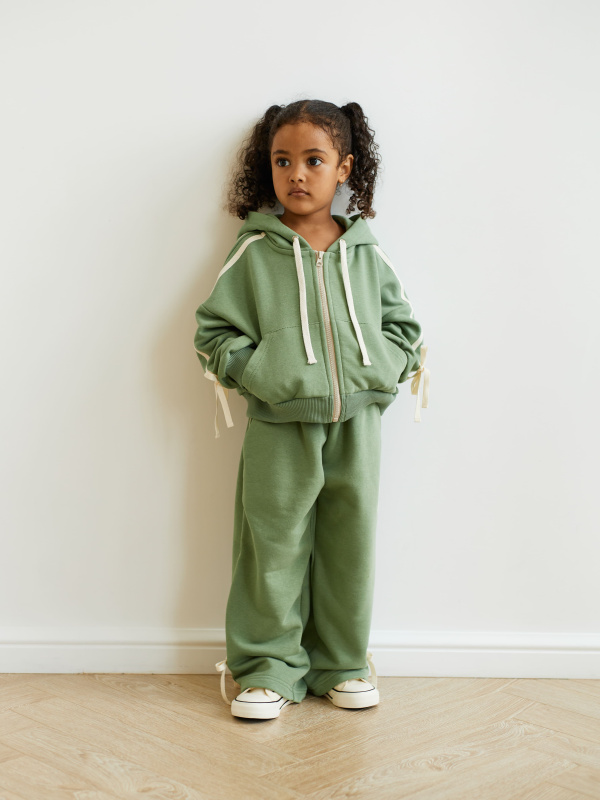 Костюм с бантиками, Мятный