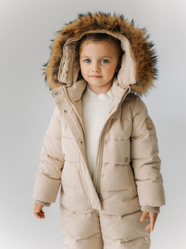 Комбинезон зимний, Бежевый