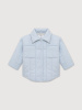 Куртка-рубашка, Голубой  Куртка-рубашка, Голубой