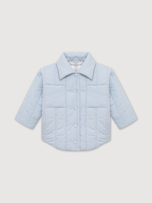 Куртка-рубашка, Голубой  Куртка-рубашка, Голубой