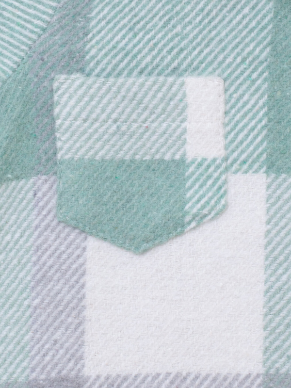 Теплая рубашка, Мятный Теплая рубашка, Мятный