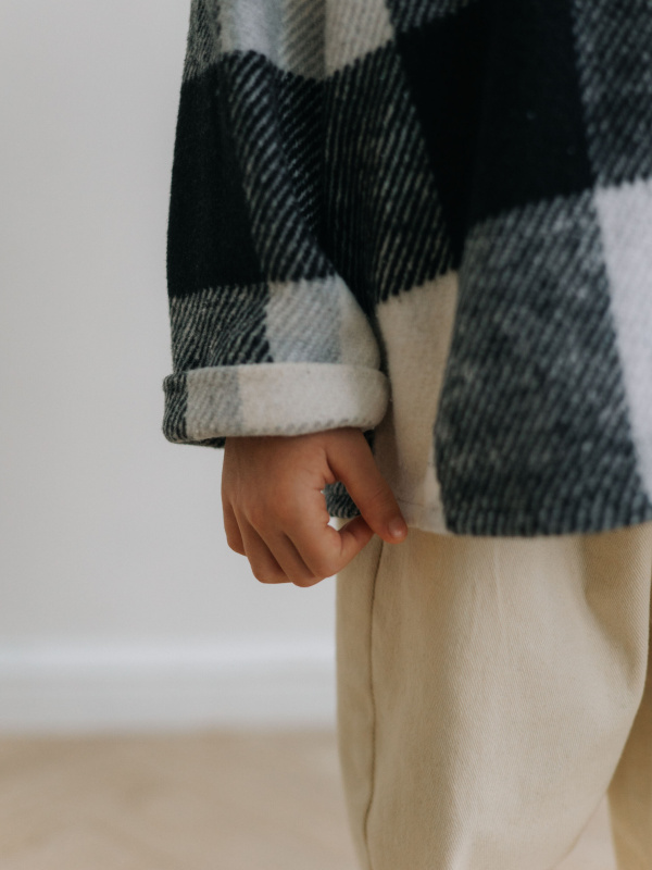 Теплая рубашка, Черный Теплая рубашка, Черный