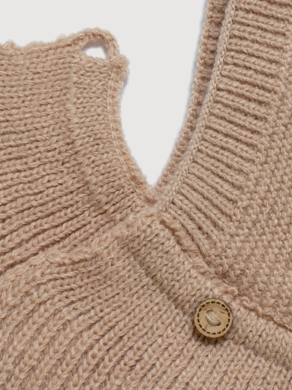 Чепчик с помпоном, Кофе 