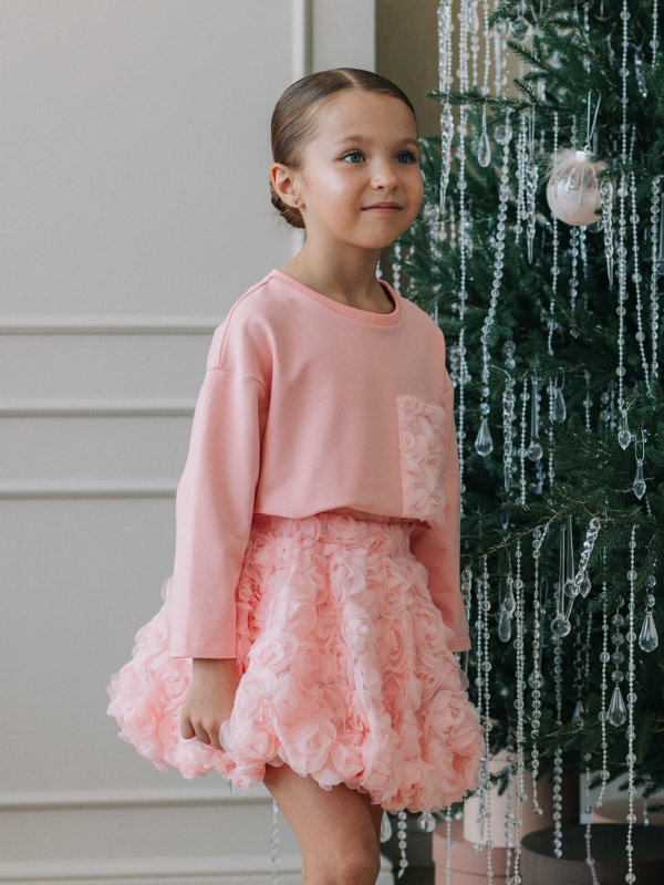 Юбка "Flowers", Розовый