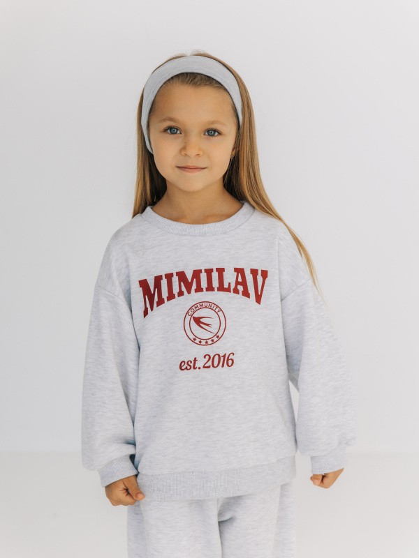 Костюм "Mimilav", Серый меланж