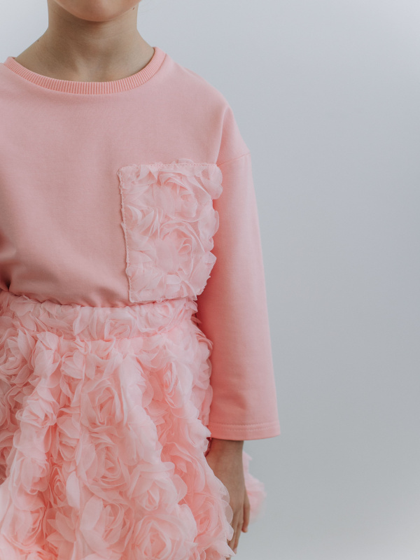 Юбка "Flowers", Розовый