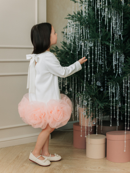 Платье "Rose", Молоко