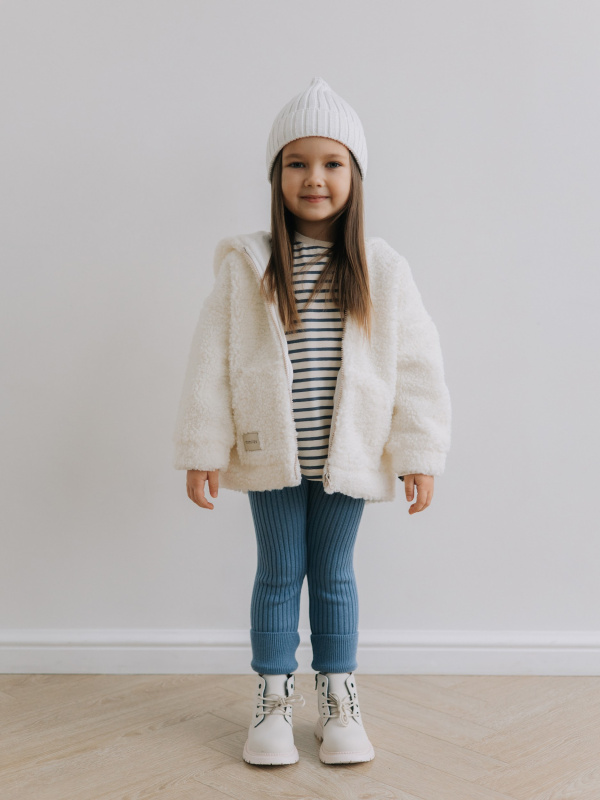 Вязаные лосины, Синий