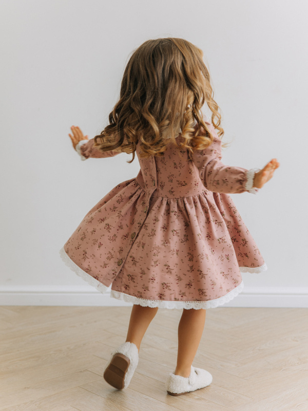 Платье "Фрезия", Пудровый 