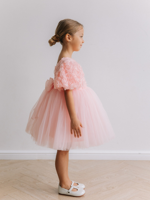 Платье "Flowers", Розовый