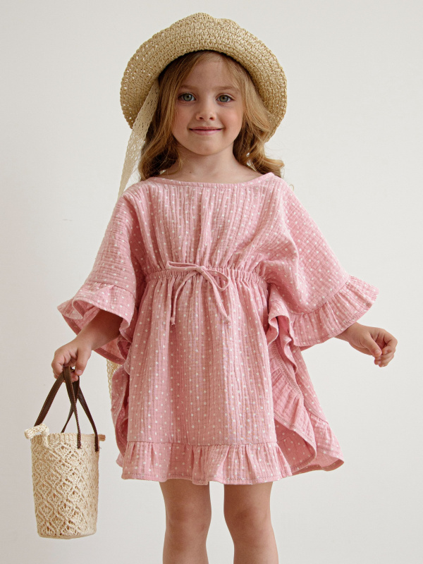 Туника пляжная, Пудровый