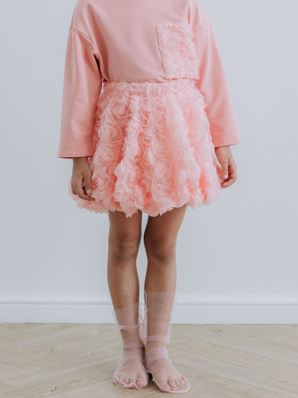 Юбка "Flowers", Розовый