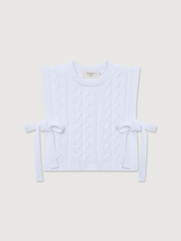 Жилет на завязках, Белый 