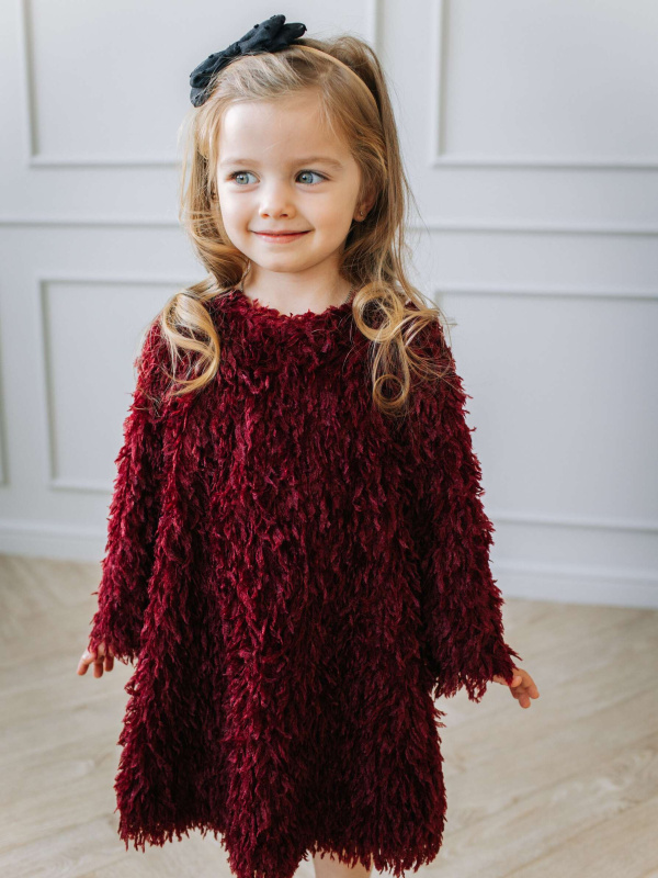 Платье "Адель", Бордовый