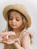 Шляпа плетеная, Бежевый